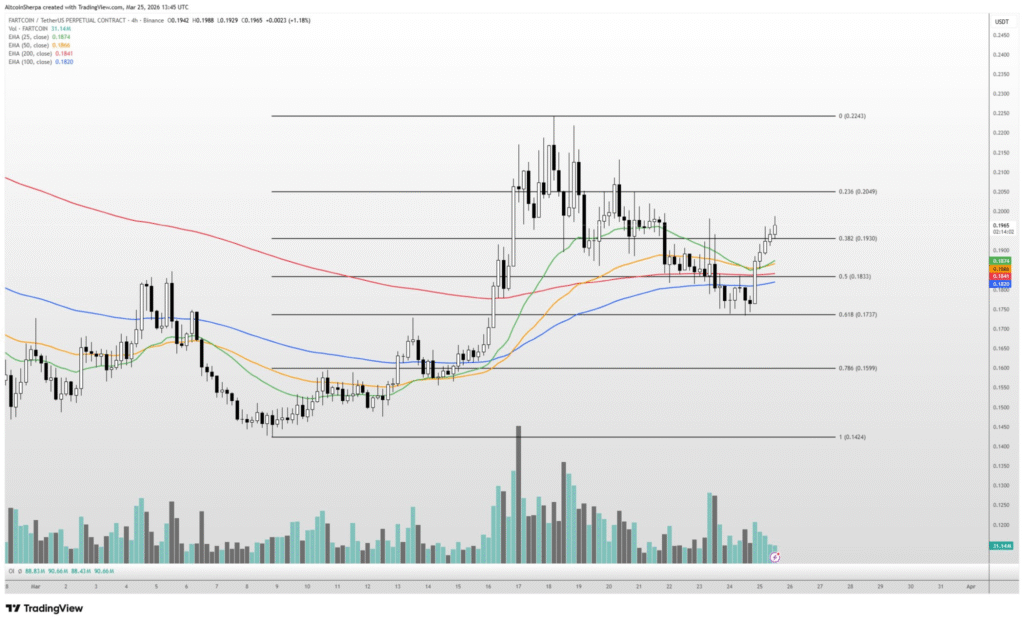 FARTCOIN反弹在即？比特币支撑成关键变量