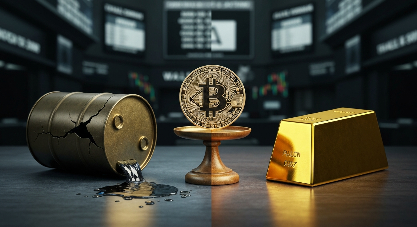 伊朗拒美15点停火方案，油价骤跌比特币黄金走强