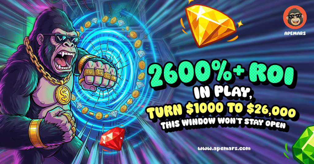 APEMARS预售引爆：2696%回报率成百倍币新宠
