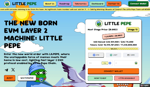 LILPEPE预售破2800万，Layer 2生态引爆市场