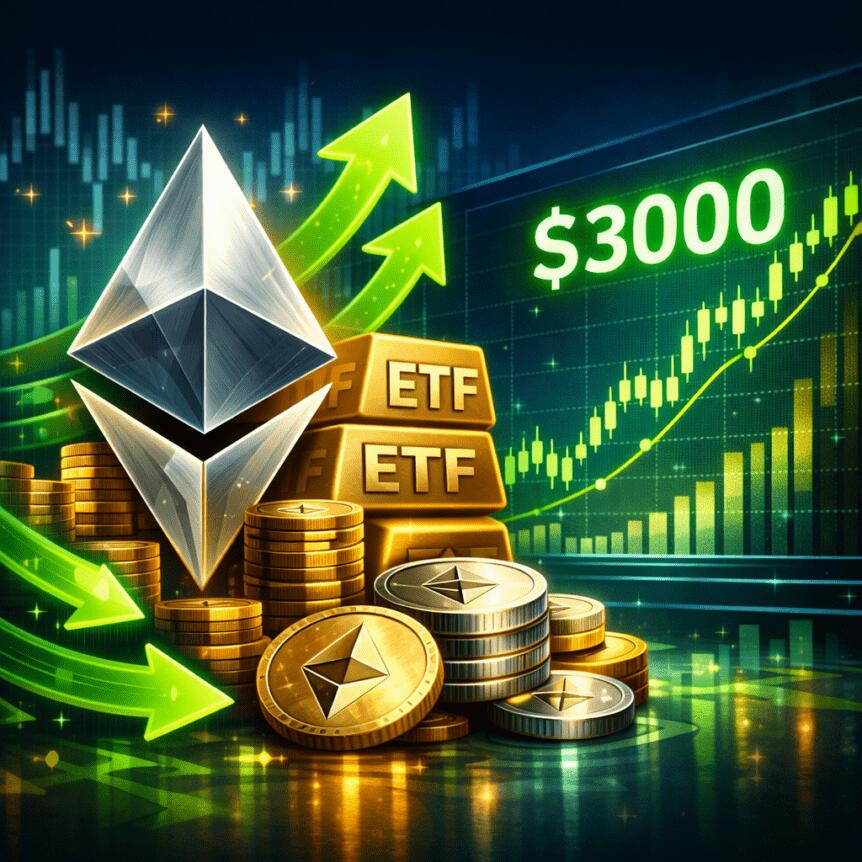 以太坊ETF持续吸金，3000美元关口博弈升温