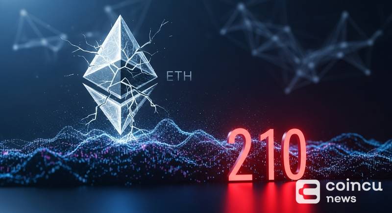 以太坊2,210美元成清算风暴眼，6.32亿风险敞口引关注