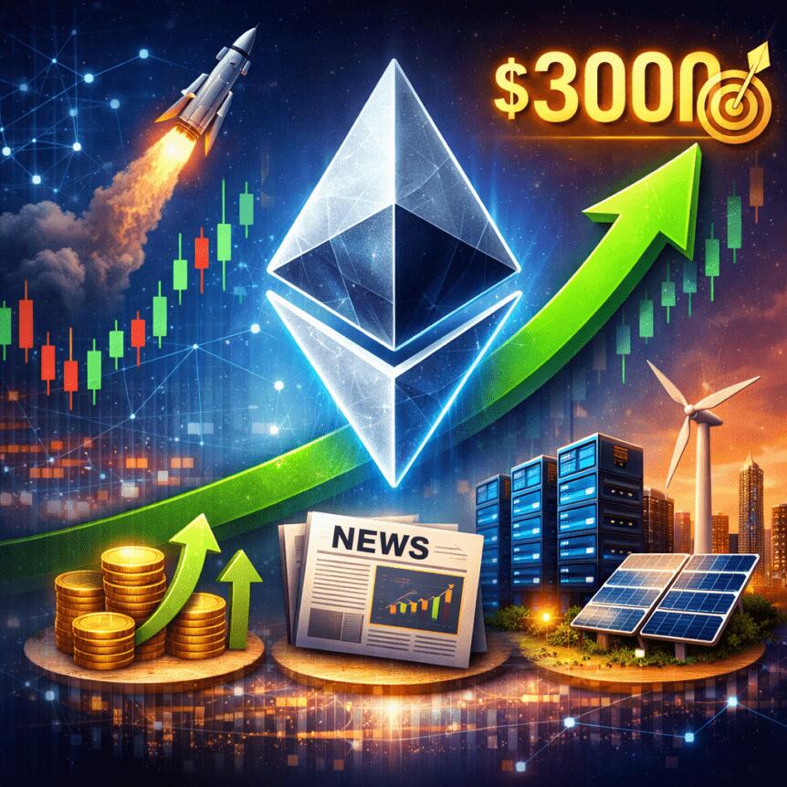 以太坊五月冲高在望？3000美元目标成焦点