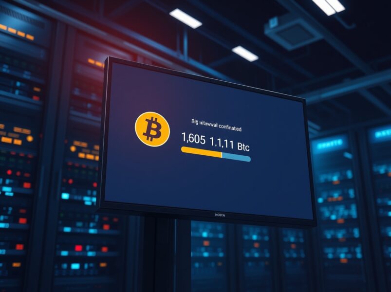 巨量比特币提现暗藏主力吸筹信号
