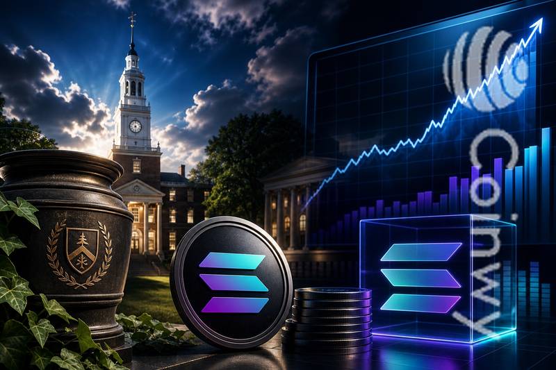 达特茅斯捐赠基金加码Solana ETF，机构加密布局再升级