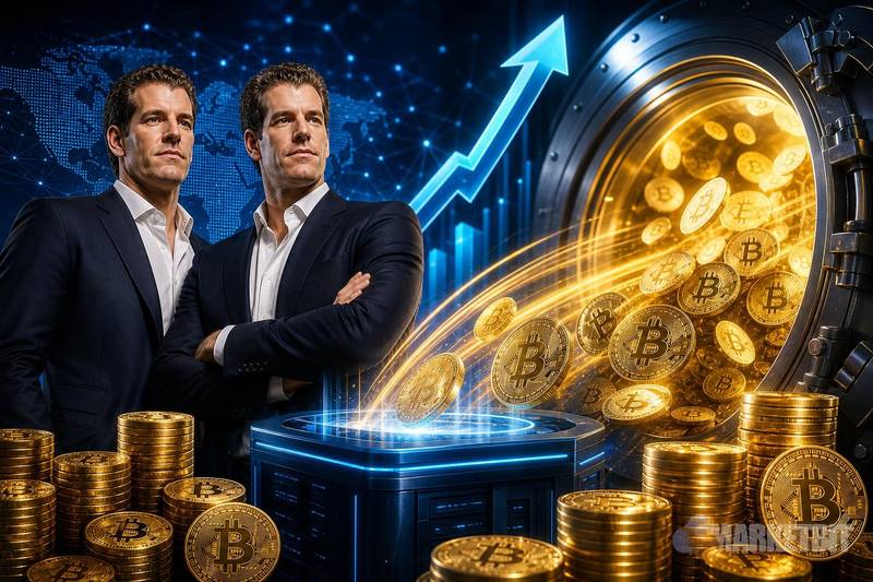 双胞胎创始人豪掷1亿比特币注资Gemini