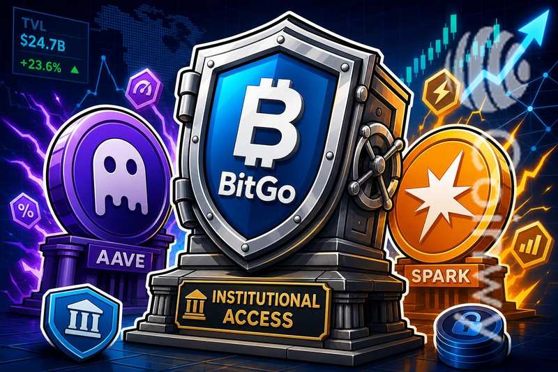BitGo打通机构DeFi通道：Aave与Spark接入落地