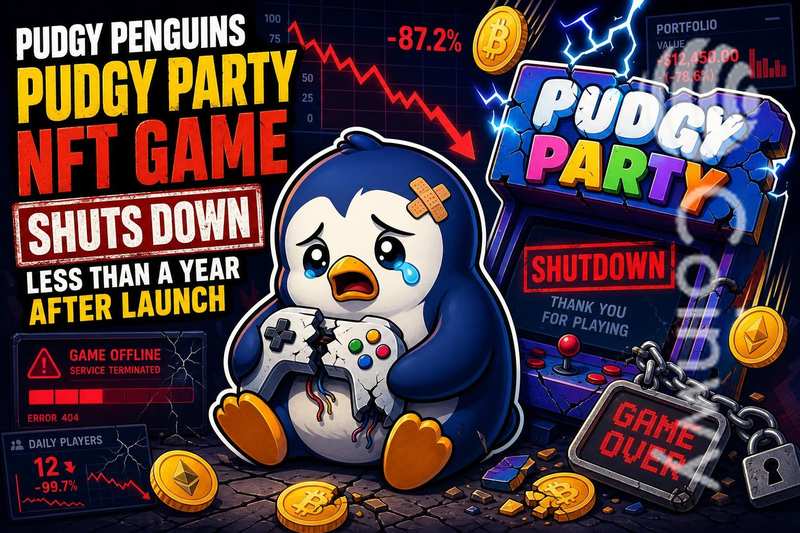 胖企鹅游戏《Pudgy Party》夭折：品牌延伸遭遇现实瓶颈