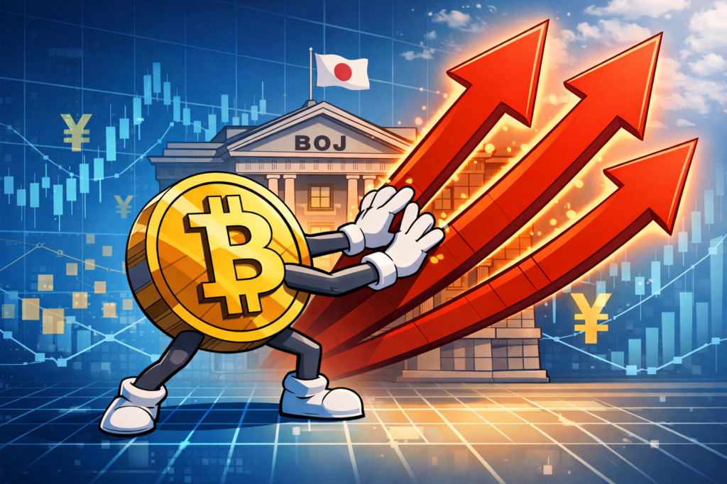 日央行加息至1% 比特币盘整66,500美元区间
