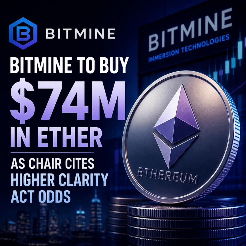 Bitmine加码ETH，Strategy抛售BTC：监管预期引发资本分野