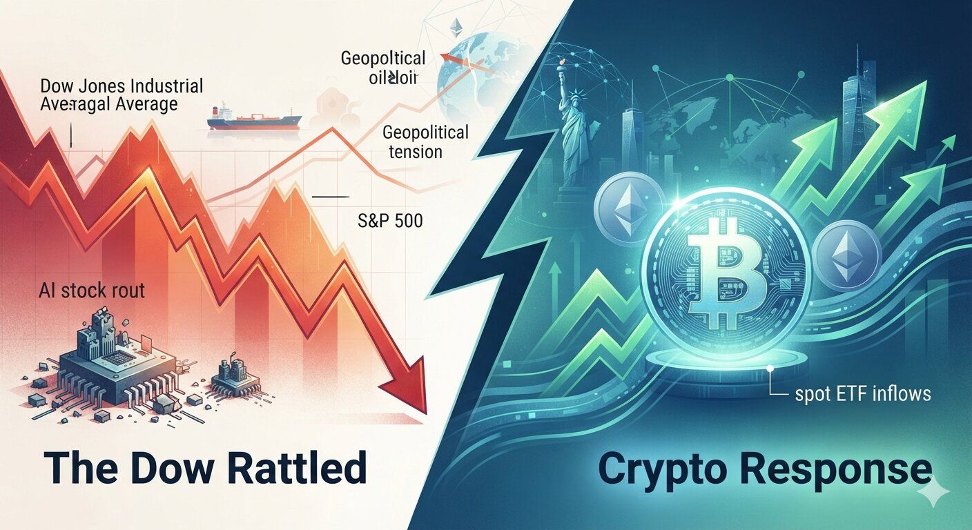 道指震荡催生避险需求，比特币ETF逆势吸金