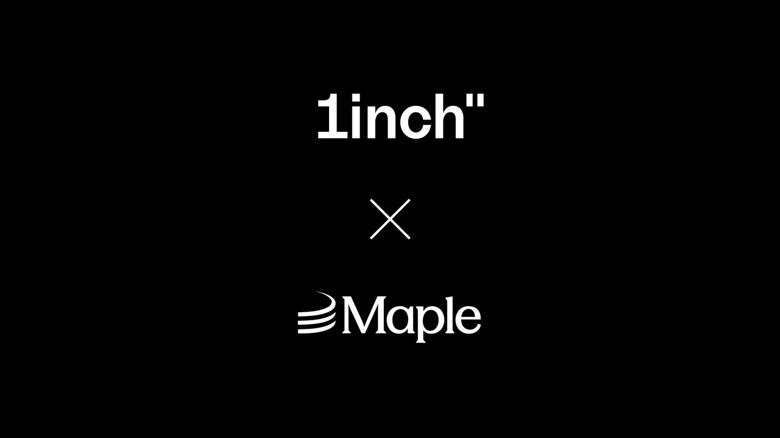 Maple联手1inch：稳定币借贷代币实现高效流转