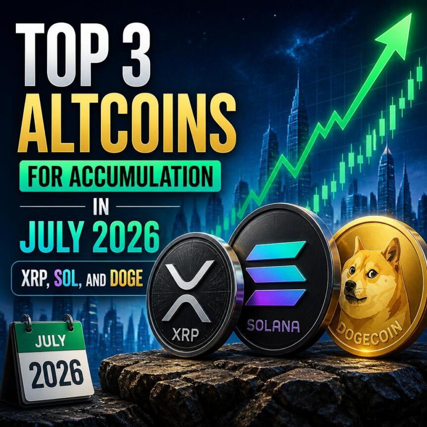 2026年7月三大潜力山寨币：XRP、Solana与Dogecoin前瞻