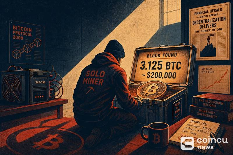 独立矿工挖出20万美金区块，比特币去中心化希望再现