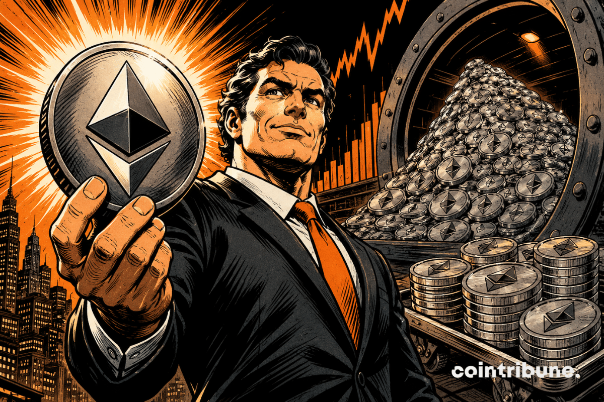 BitMine再添7391枚ETH，持仓逼近5%关键阈值