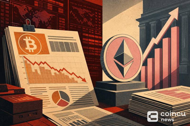 比特币ETF流入暂停，以太坊基金持续吸金