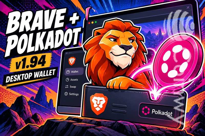 Brave v1.94 为桌面钱包原生支持 Polkadot