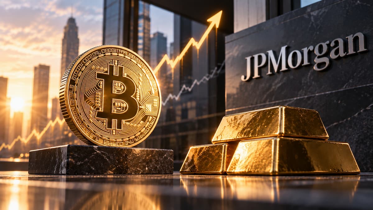 摩根大通称比特币可能开始超越黄金