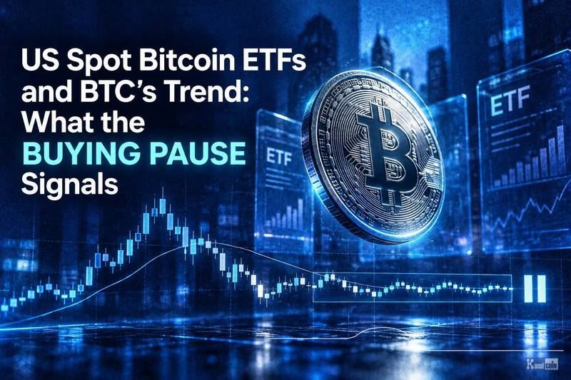 美国现货比特币ETF与BTC走势：买入暂停释放的信号