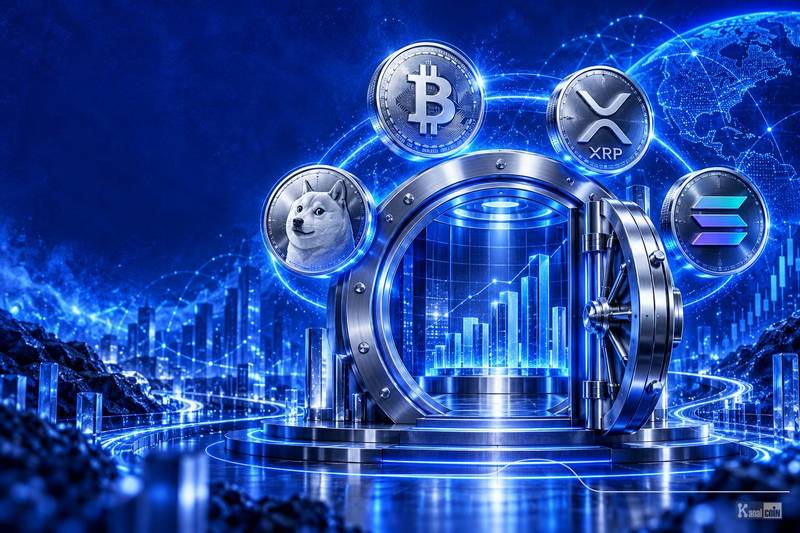 Grayscale开放比特币、XRP、狗狗币和Solana ETF的实物加密投资